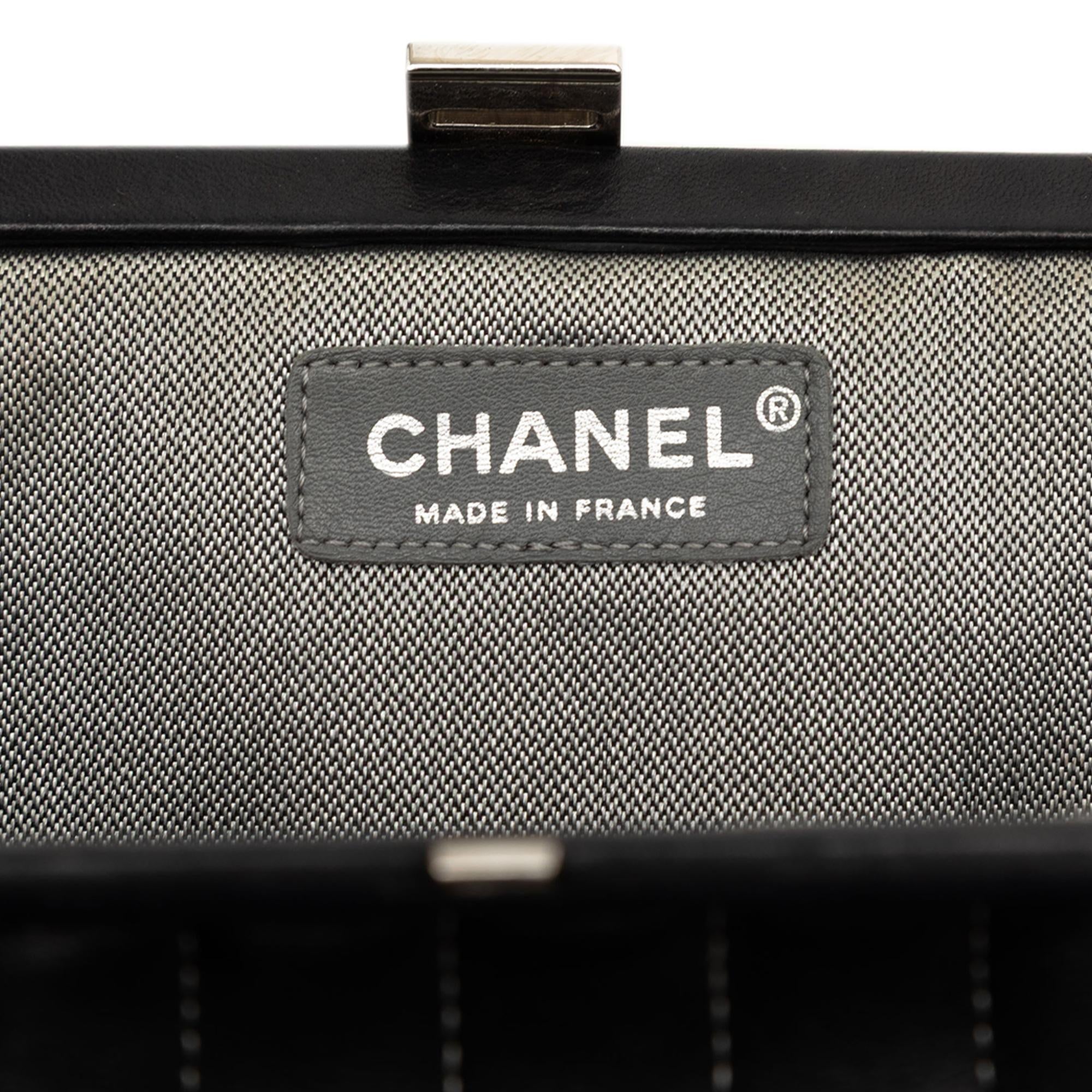 Chanel Quilted Lambskin Mademoiselle Ligne Clutch