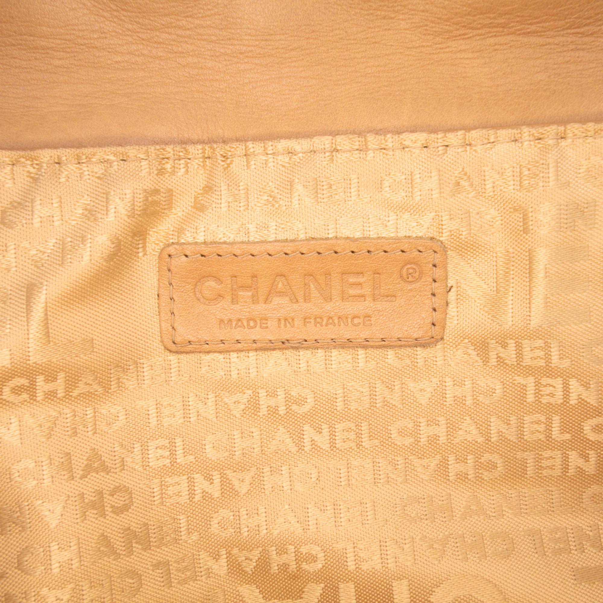 Chanel Quilted Lambskin Mademoiselle Lock Accordion Flap