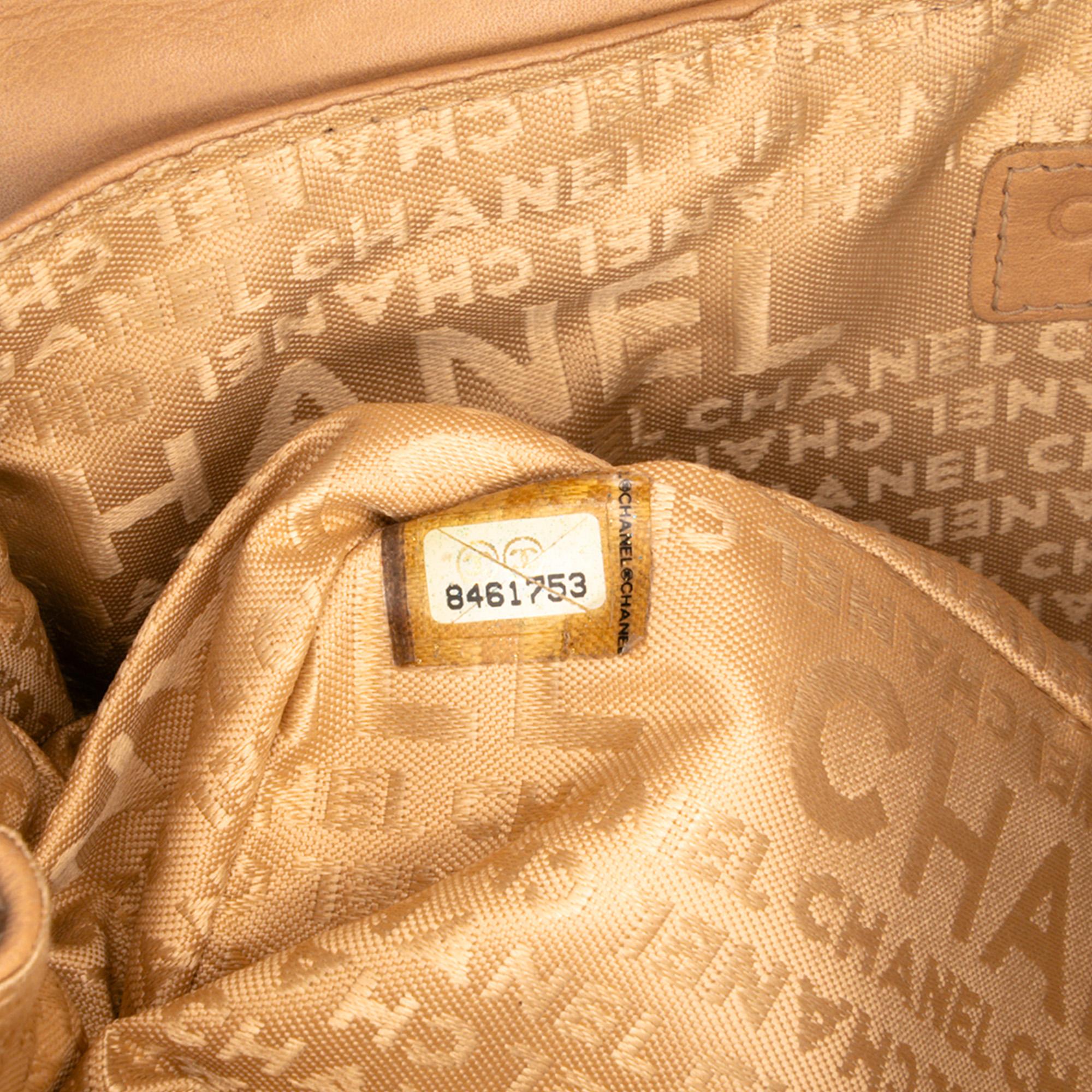 Chanel Quilted Lambskin Mademoiselle Lock Accordion Flap