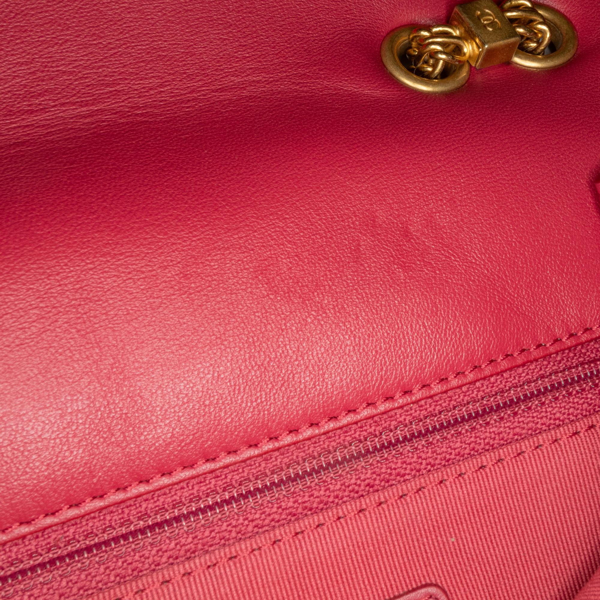 Chanel Quilted Lambskin On And On Flap