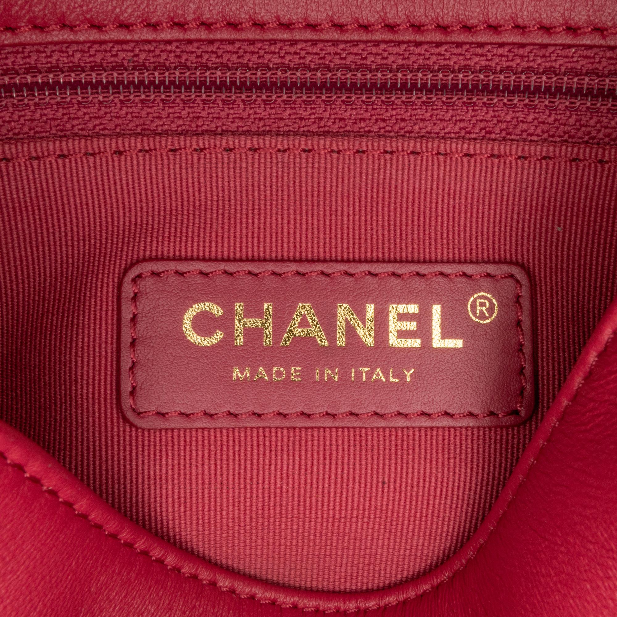 Chanel Quilted Lambskin On And On Flap