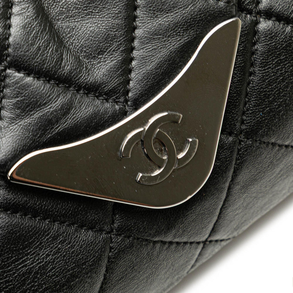 Chanel Quilted Lambskin Padded Envelope Double Flap