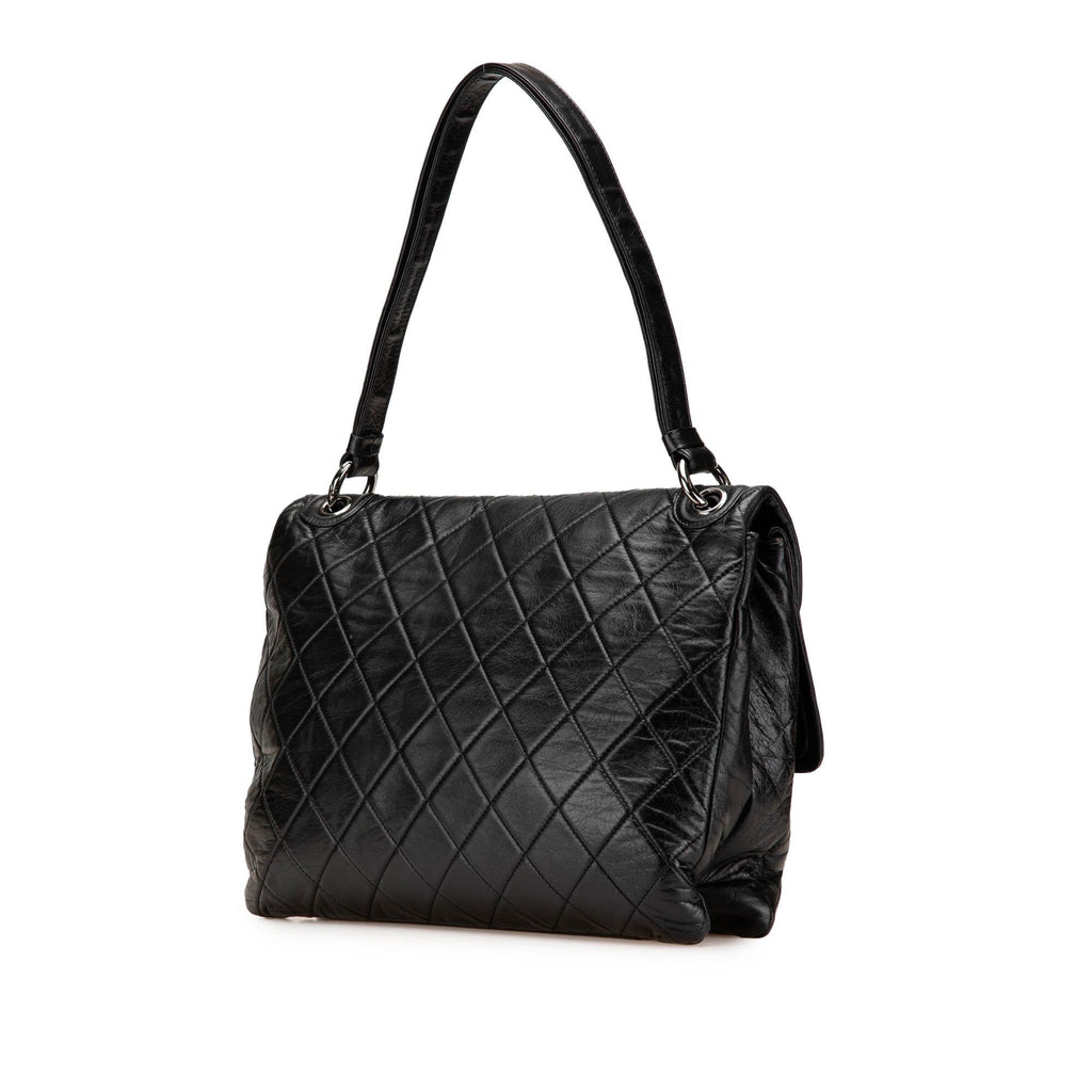 Chanel Quilted Lambskin Padded Envelope Double Flap