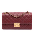 Chanel Quilted Lambskin Pagoda Accordion Flap