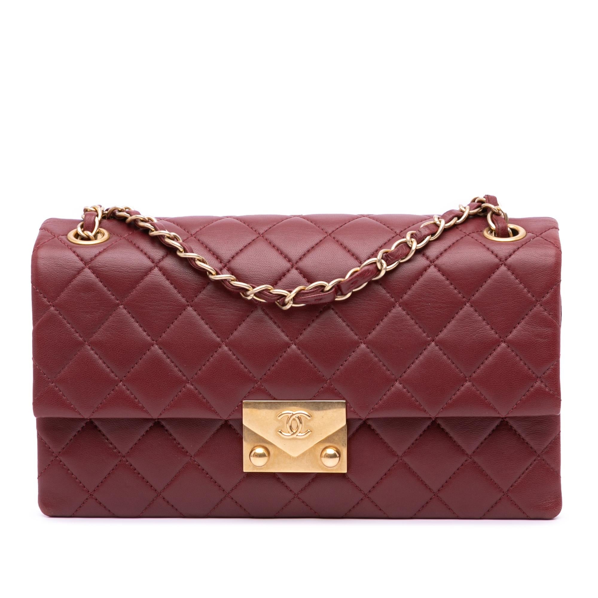 Chanel Quilted Lambskin Pagoda Accordion Flap