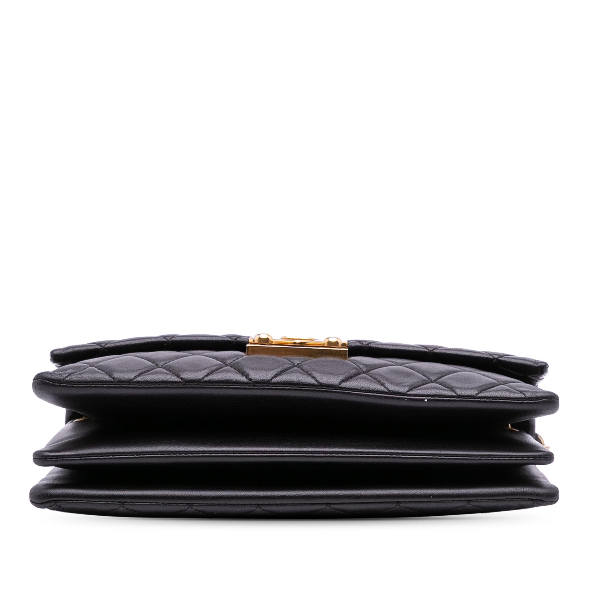 Chanel Quilted Lambskin Pagoda Accordion Flap