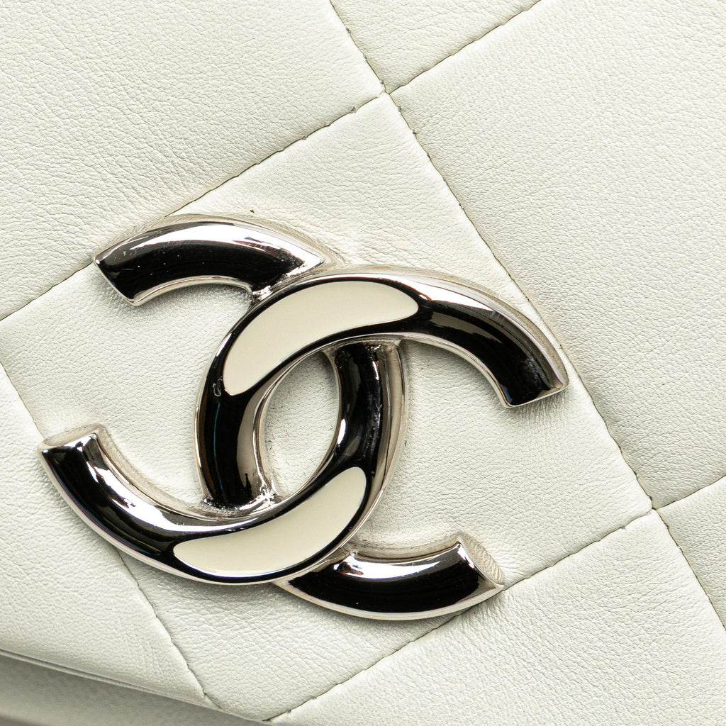 Chanel Quilted Lambskin Pillow Soft Enamel CC Flap