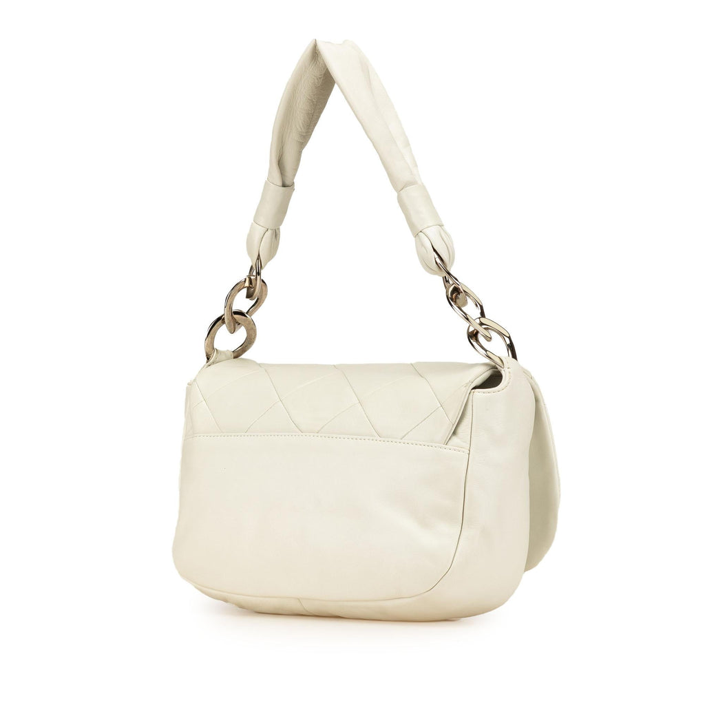 Chanel Quilted Lambskin Pillow Soft Enamel CC Flap