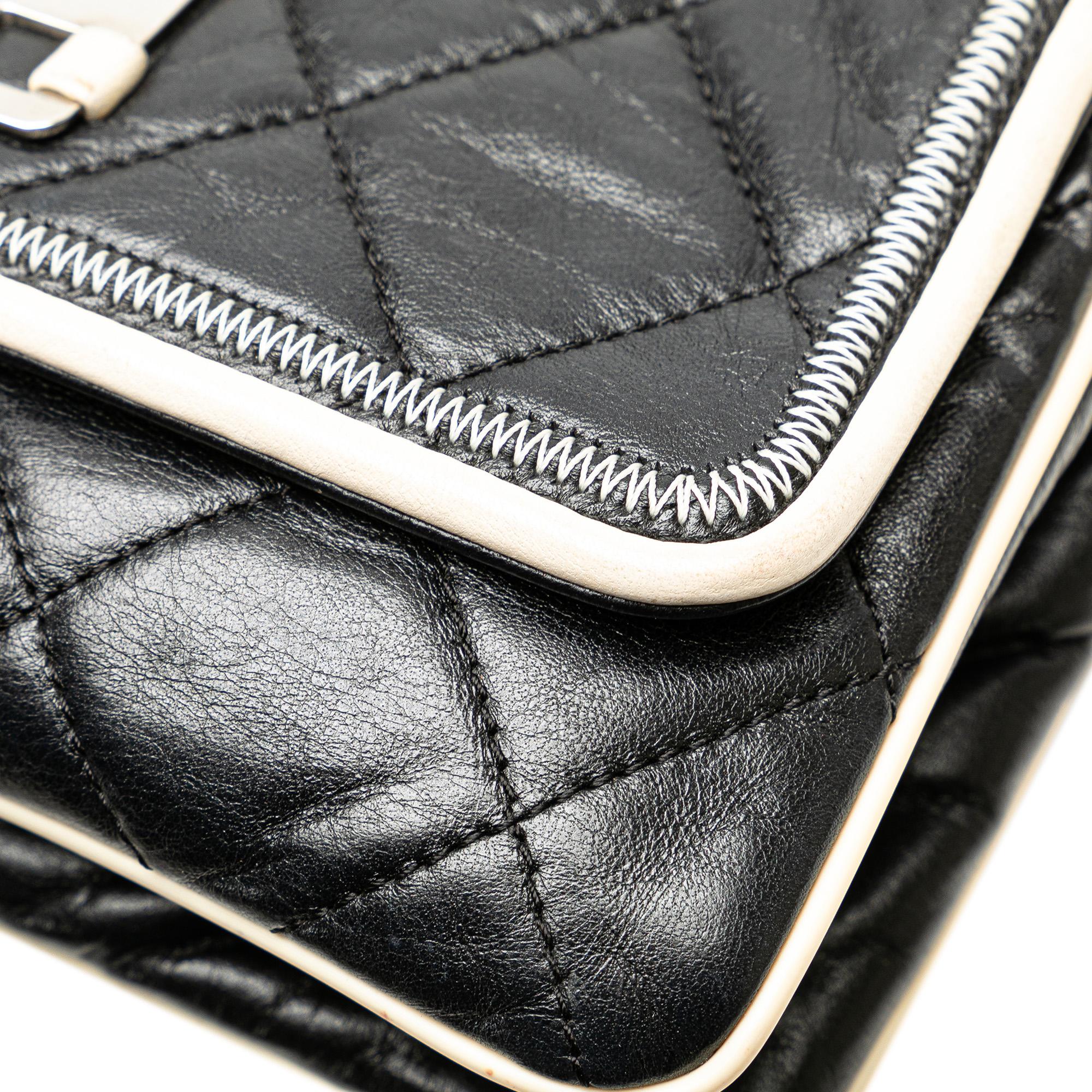 Chanel Quilted Lambskin Reissue East West Flap