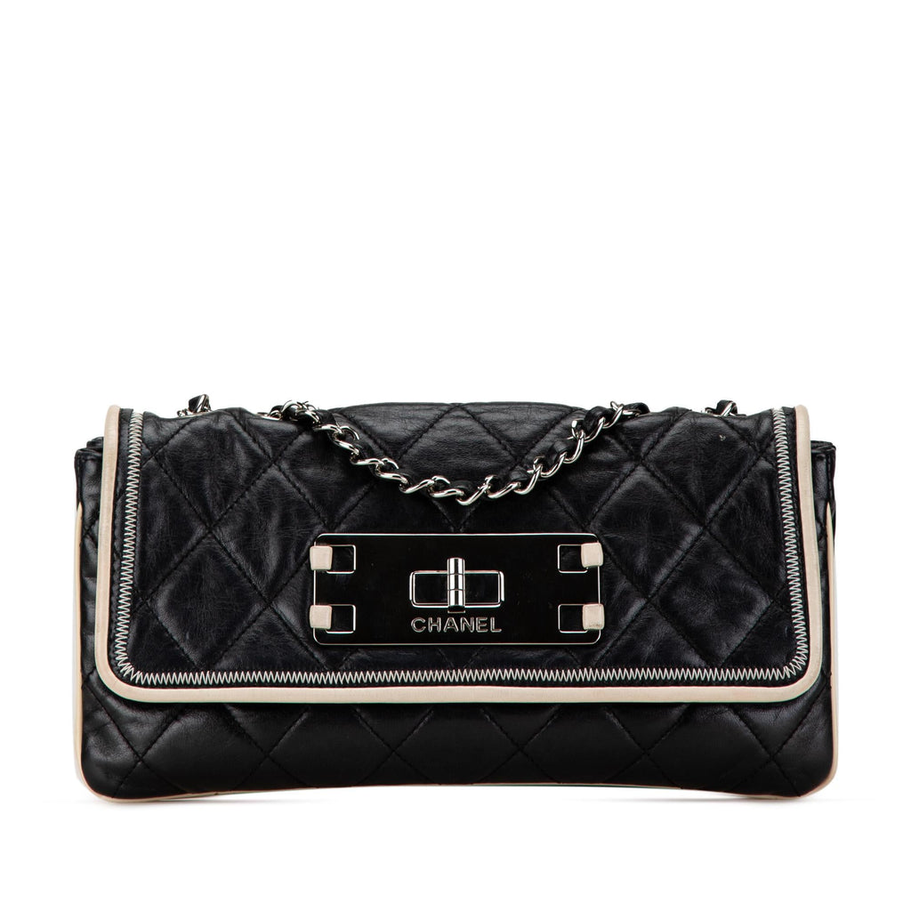 Chanel Quilted Lambskin Reissue East West Flap