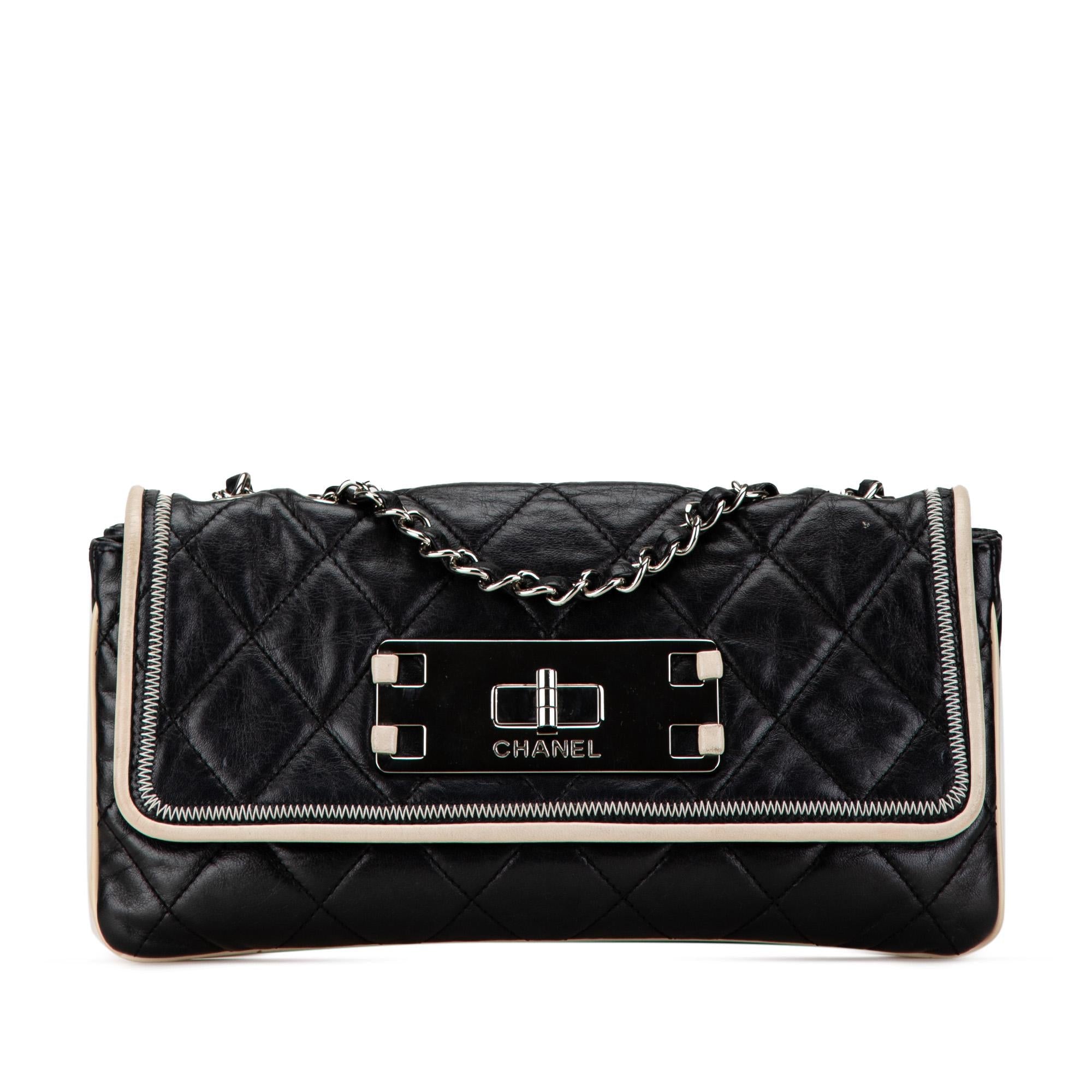 Chanel Quilted Lambskin Reissue East West Flap