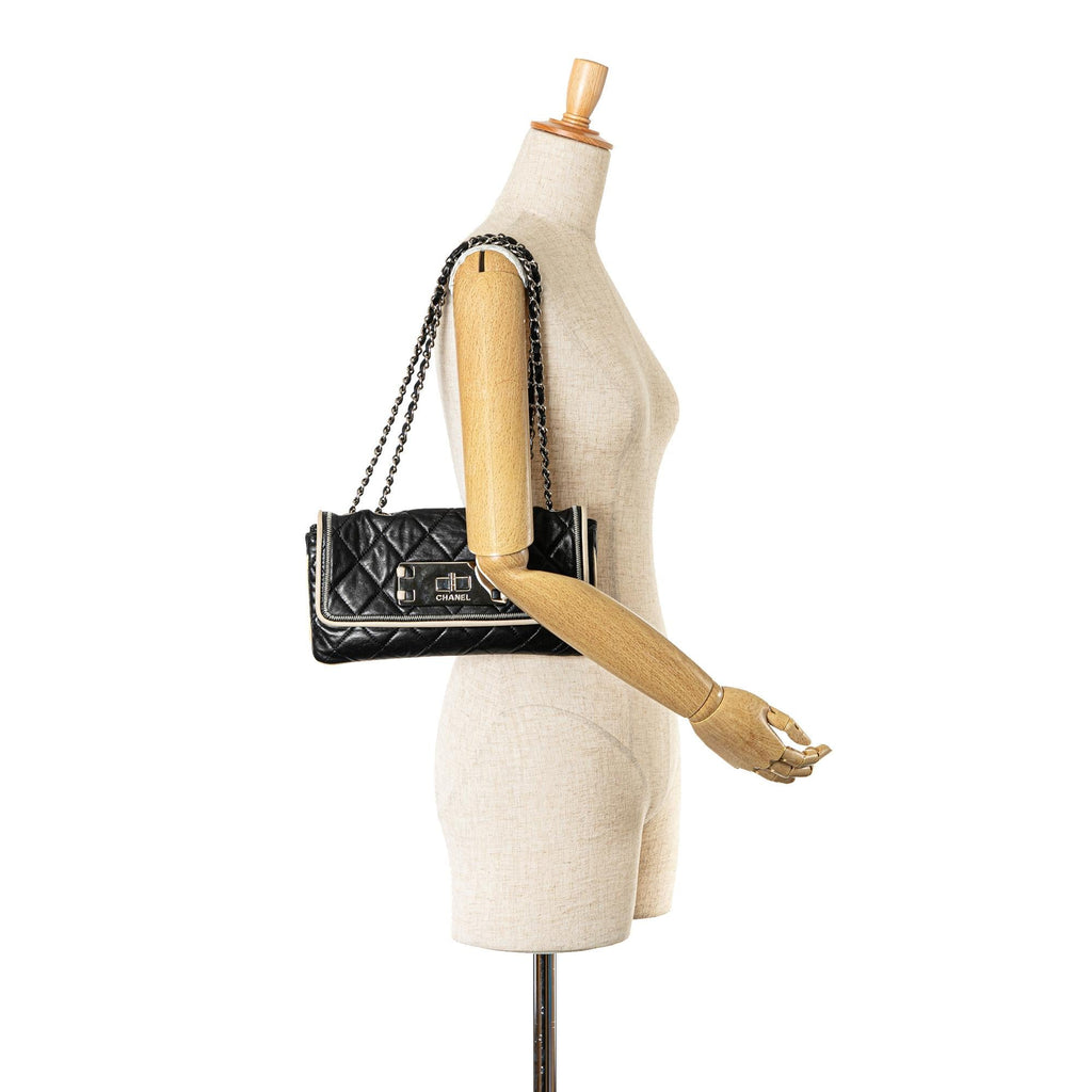 Chanel Quilted Lambskin Reissue East West Flap