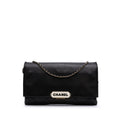 Chanel Quilted Lambskin Retro Label Shoulder Bag