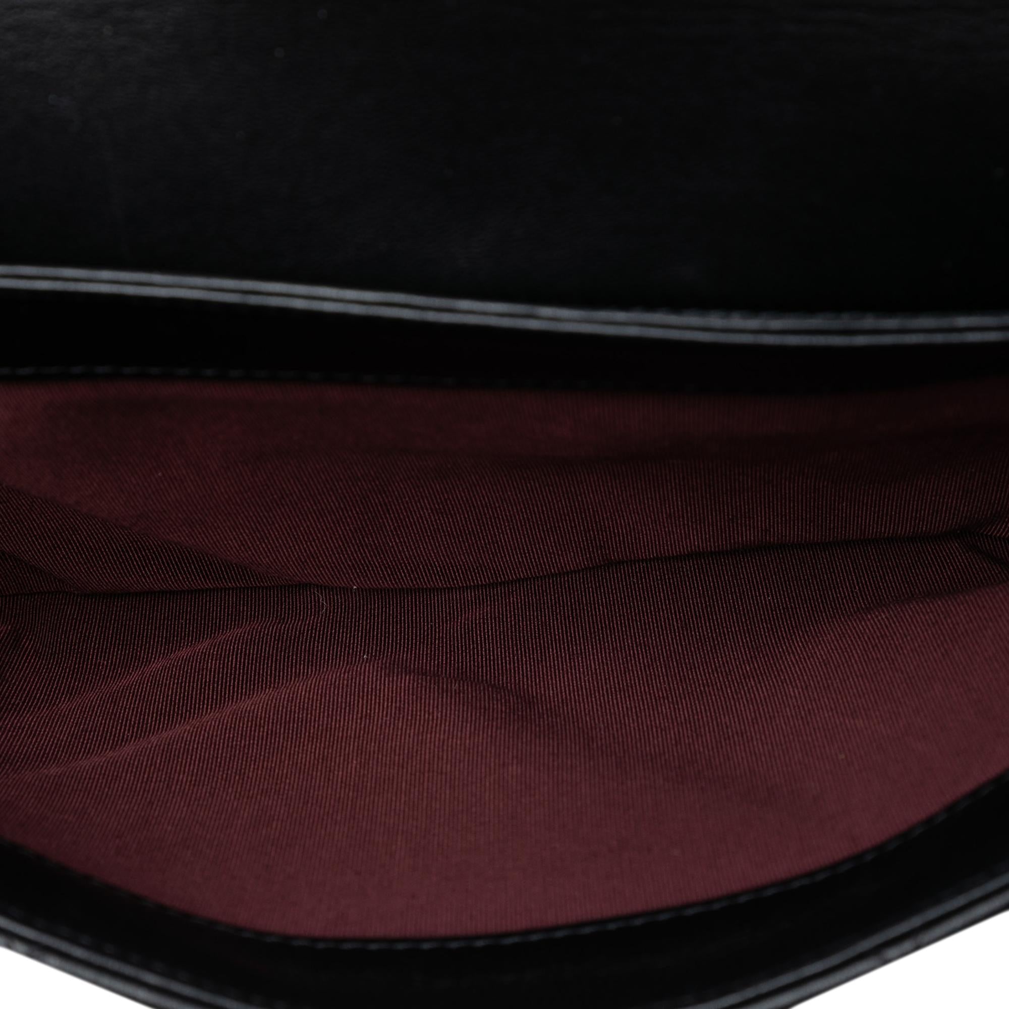 Chanel Quilted Lambskin Retro Label Shoulder Bag