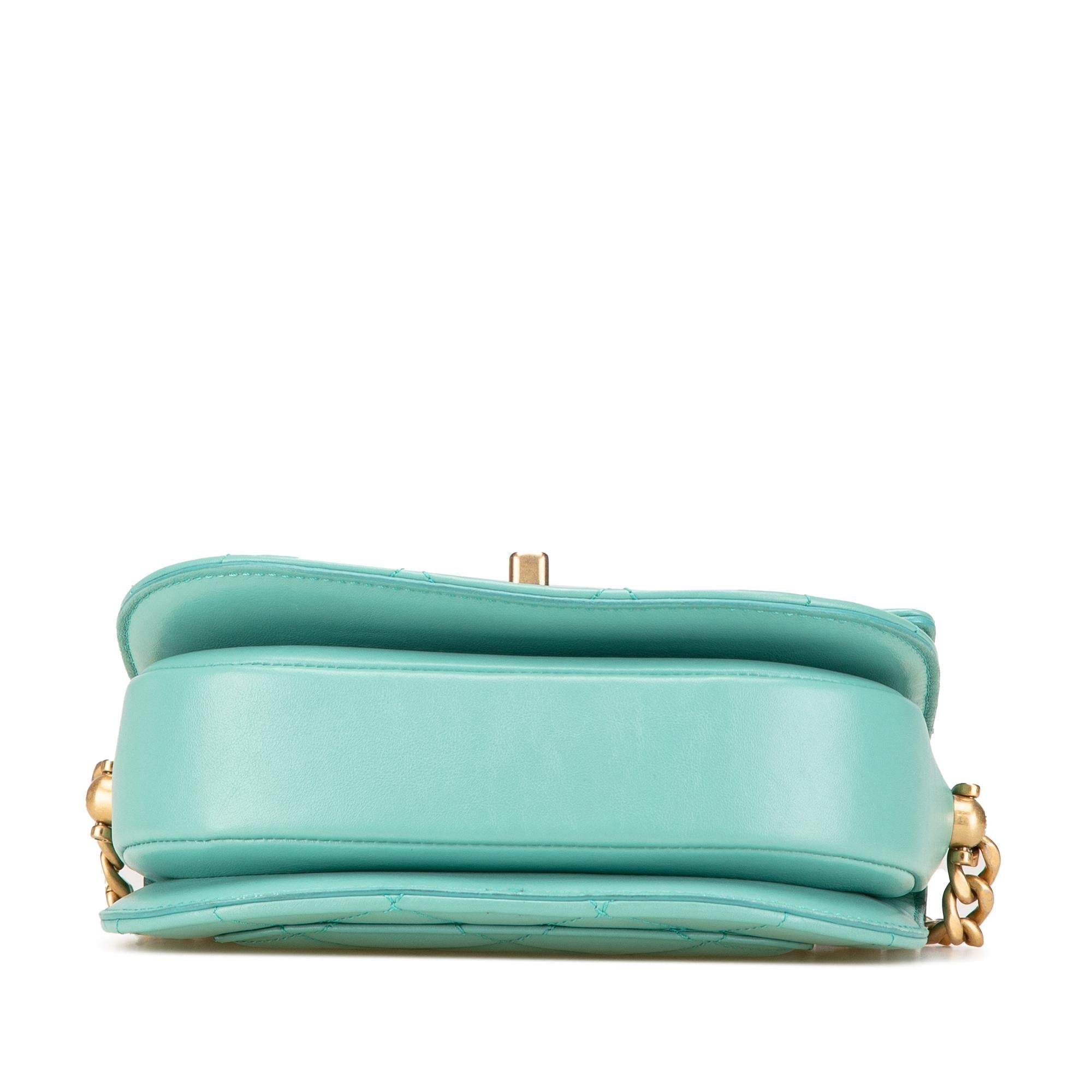 Chanel Quilted Lambskin Round Moon Messenger Flap
