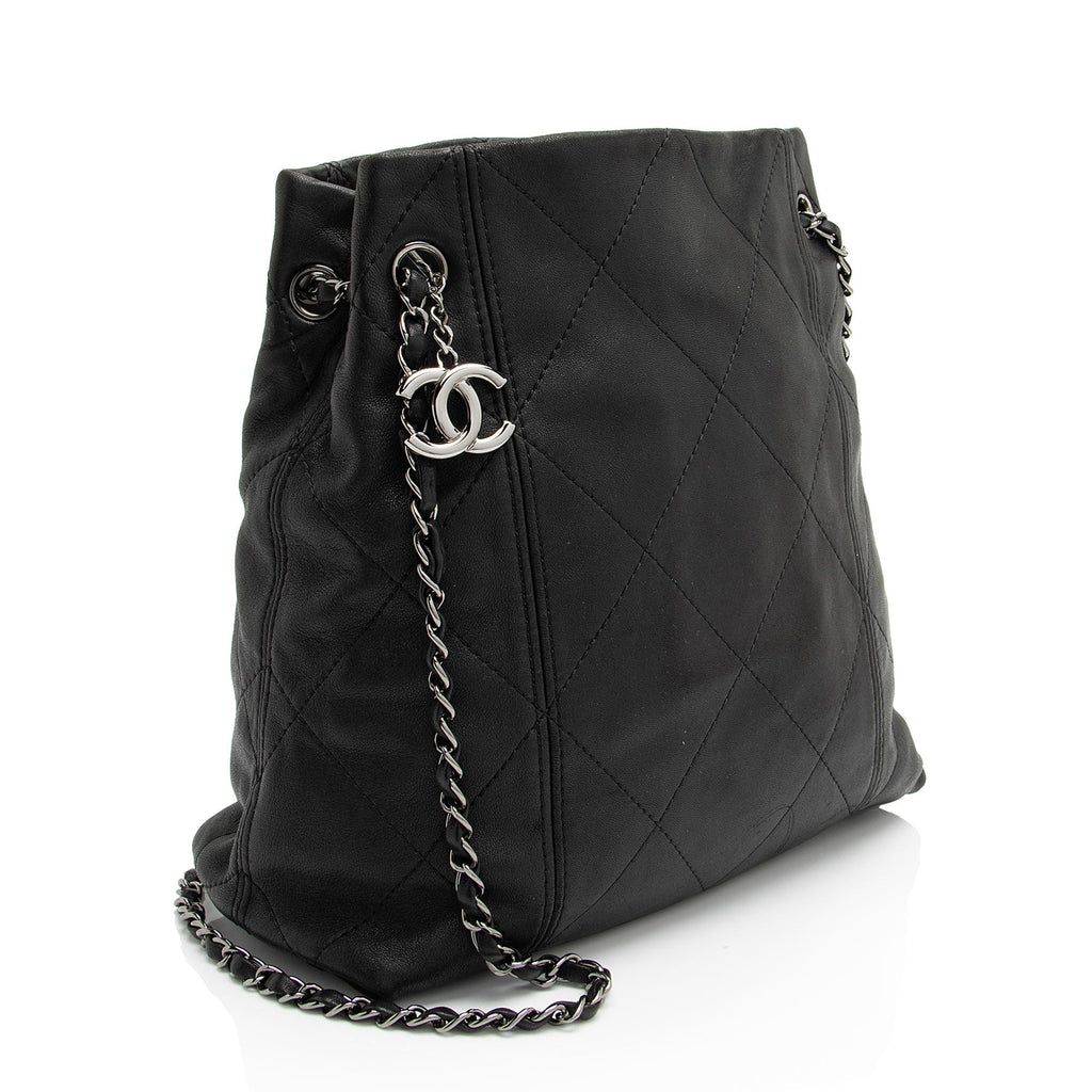 Chanel Quilted Lambskin Soft Touch Shoulder Bag