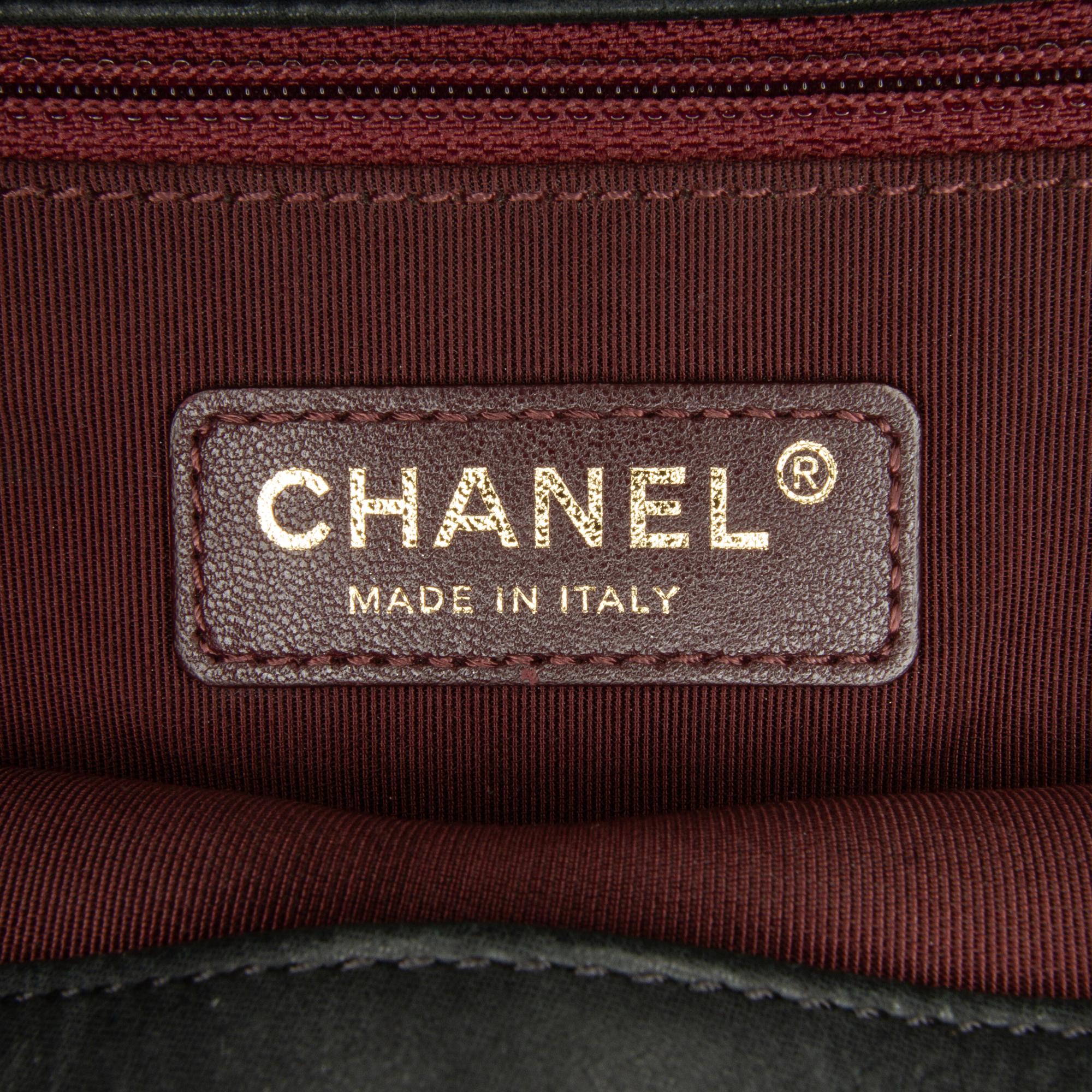 Chanel Quilted Lambskin Stitch Single Flap (SHG-usc1SB)