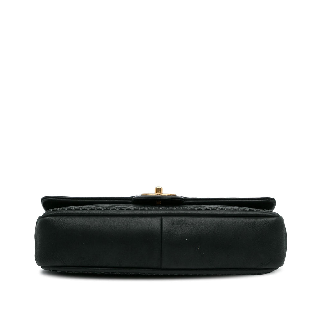 Chanel Quilted Lambskin Stitch Single Flap (SHG-usc1SB)