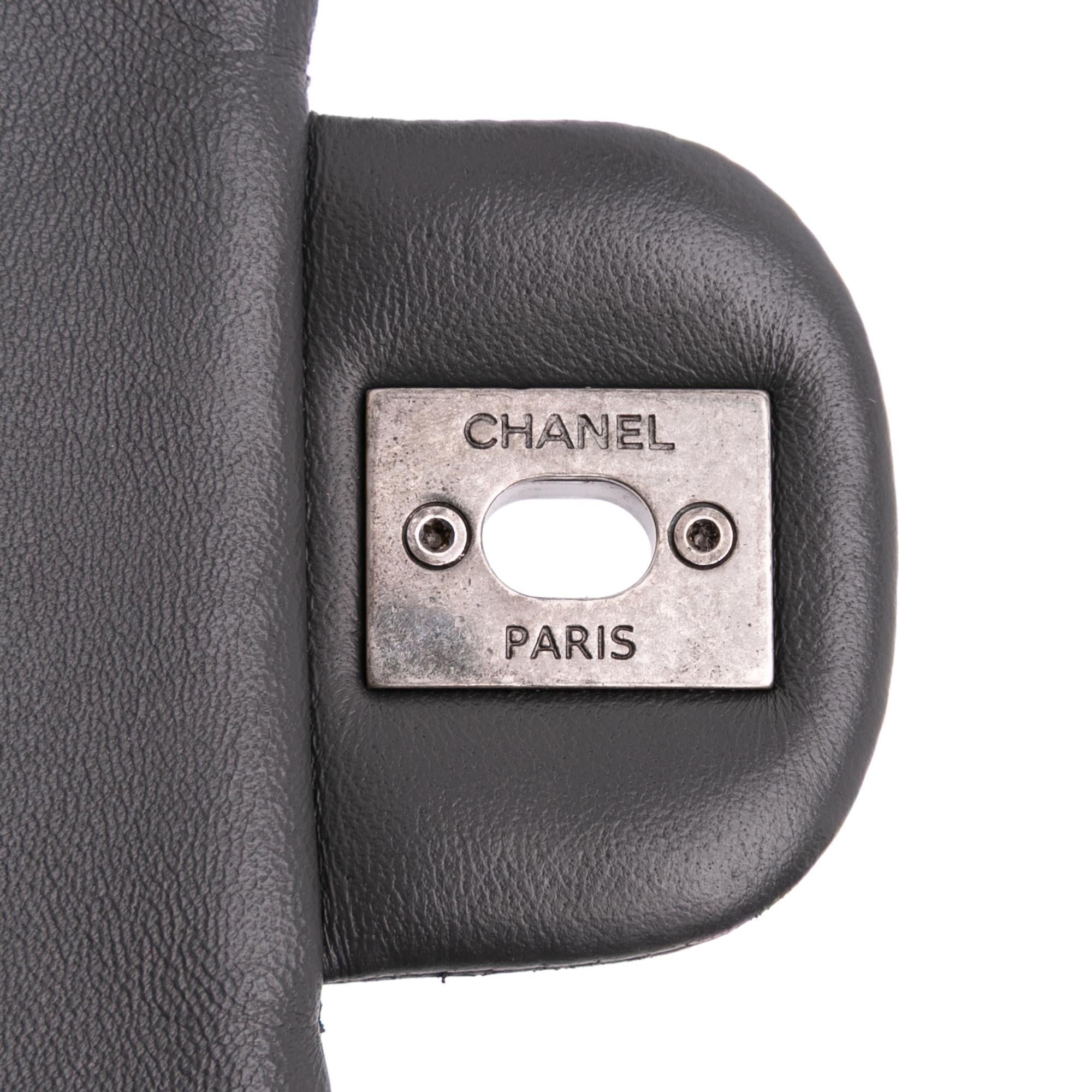 Chanel Quilted Lambskin Stitched Single Flap