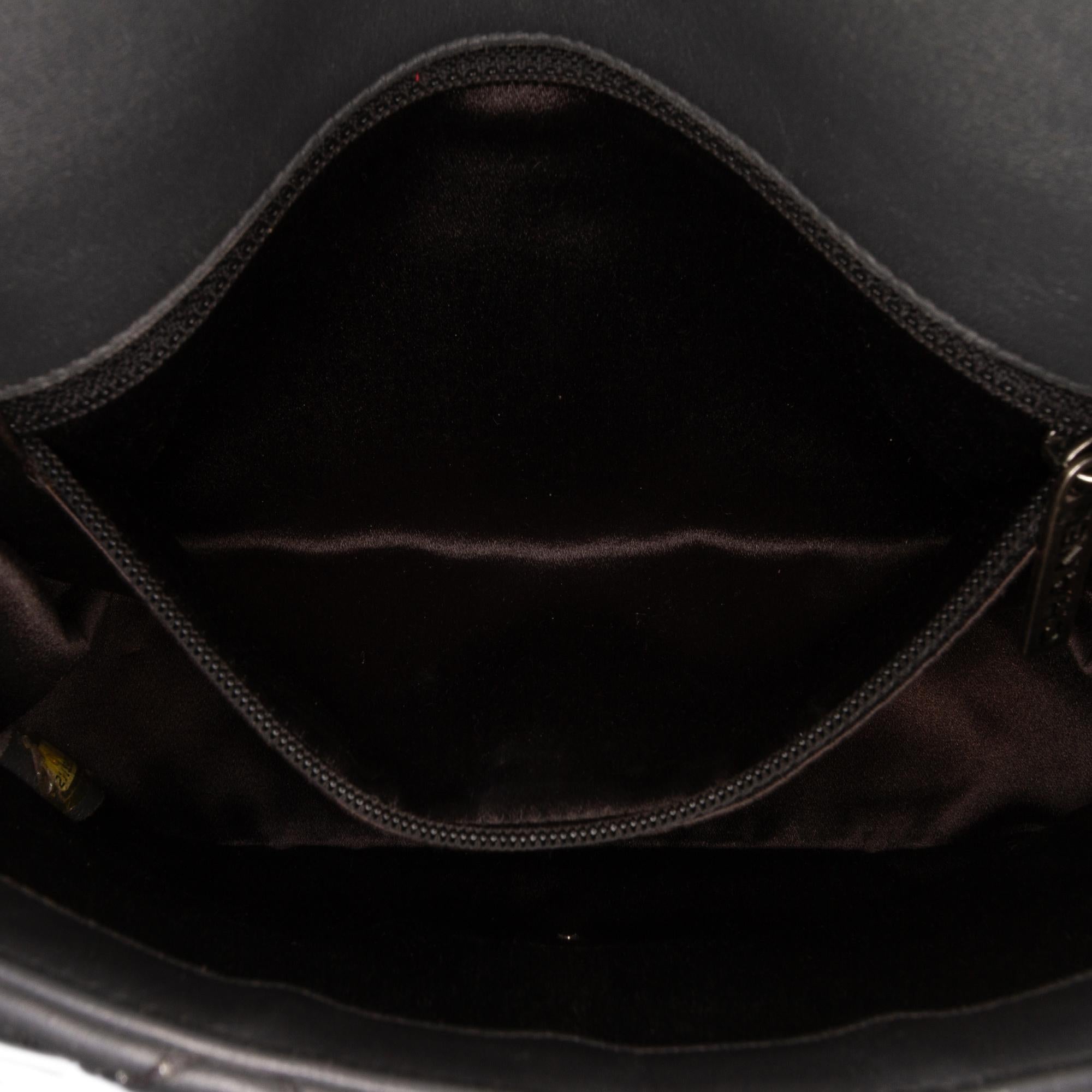 Chanel Quilted Lambskin Stitched Single Flap