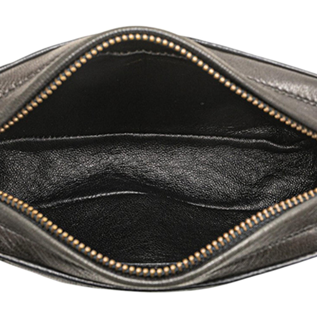 Chanel Quilted Lambskin Tassel Pouch