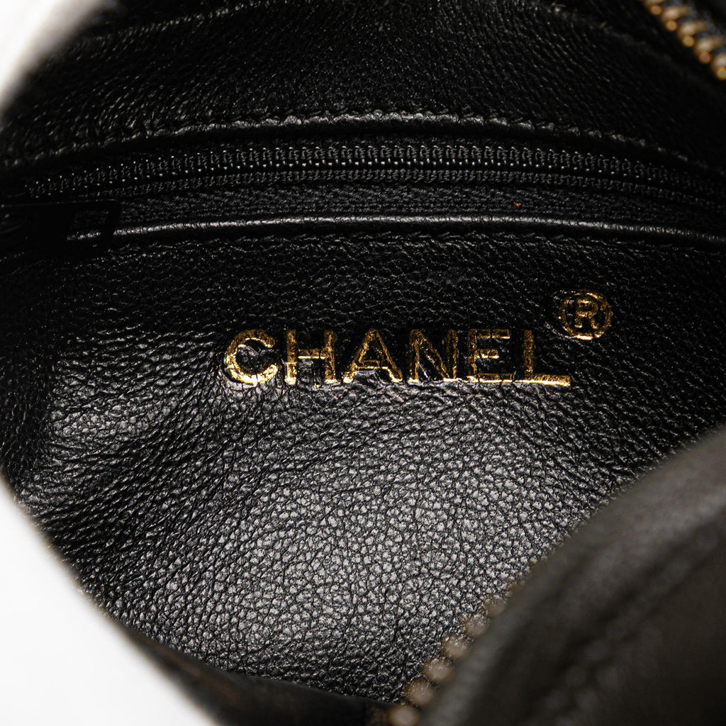 Chanel Quilted Lambskin Tassel Pouch