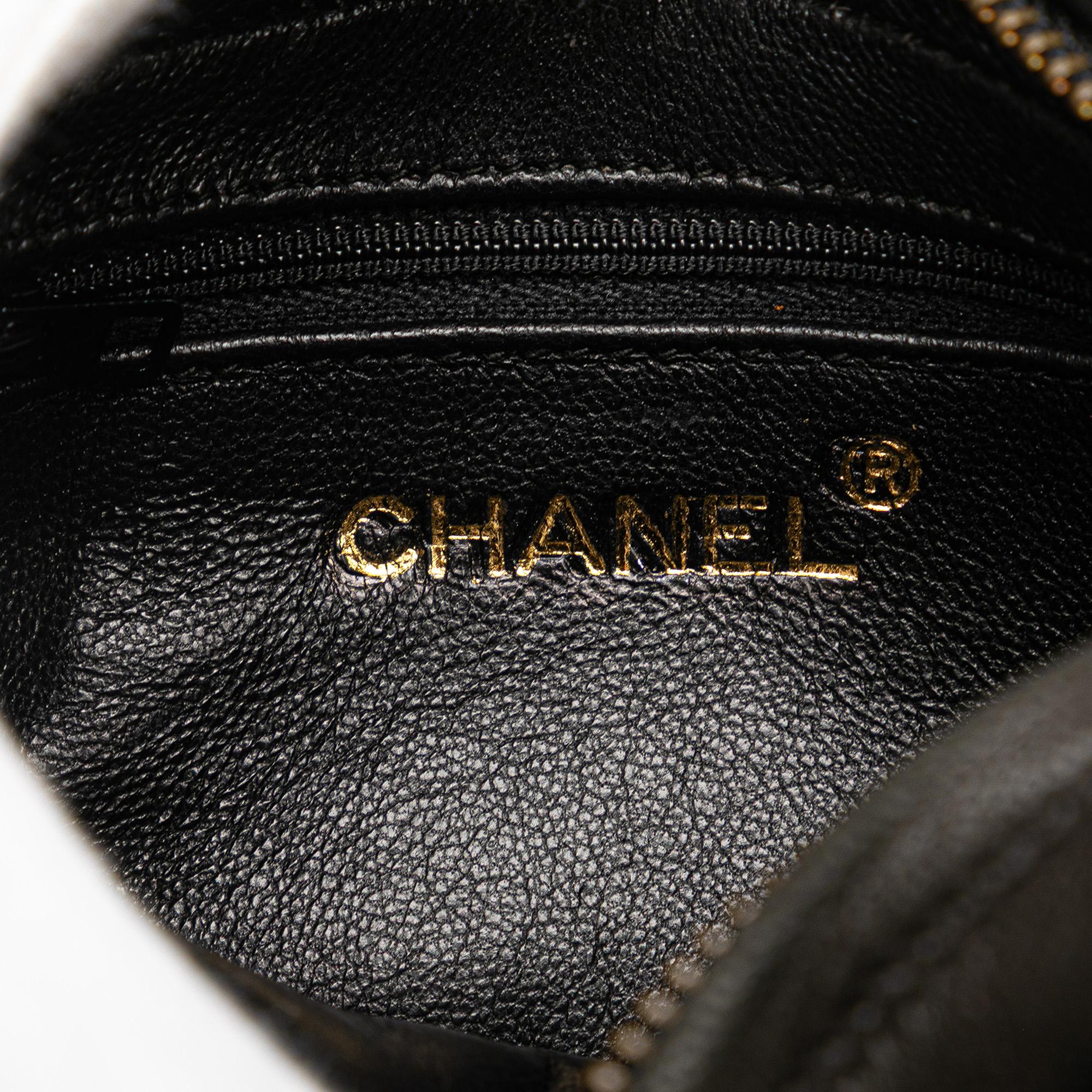 Chanel Quilted Lambskin Tassel Pouch