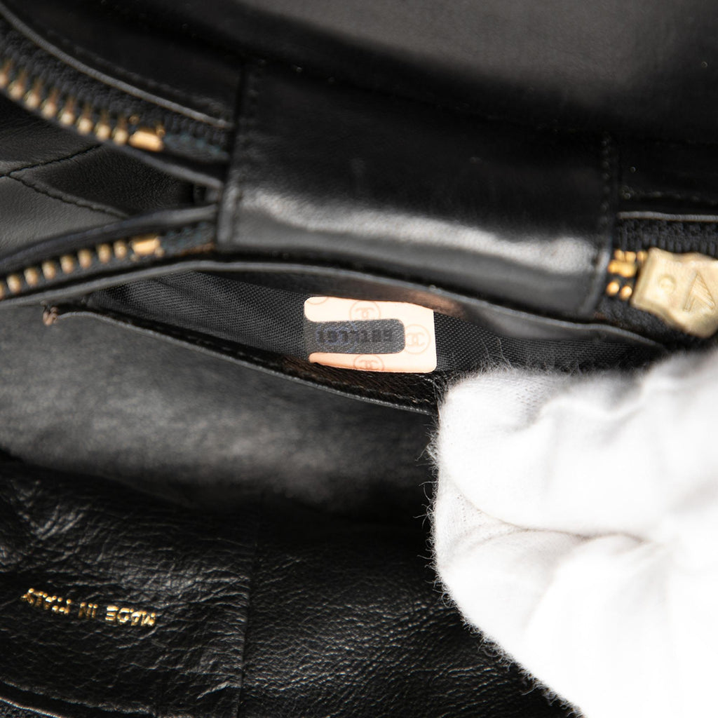 Chanel Quilted Lambskin Tassel Vanity Case with Chain
