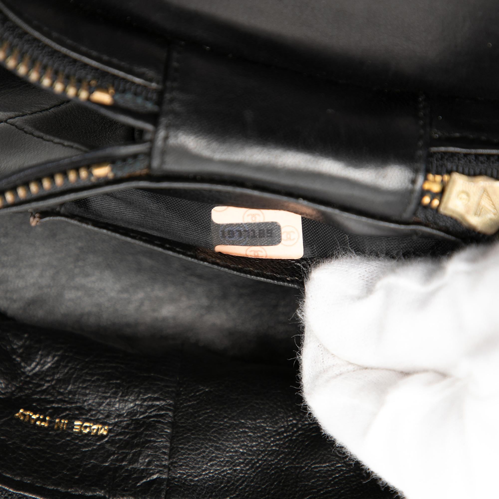 Chanel Quilted Lambskin Tassel Vanity Case with Chain