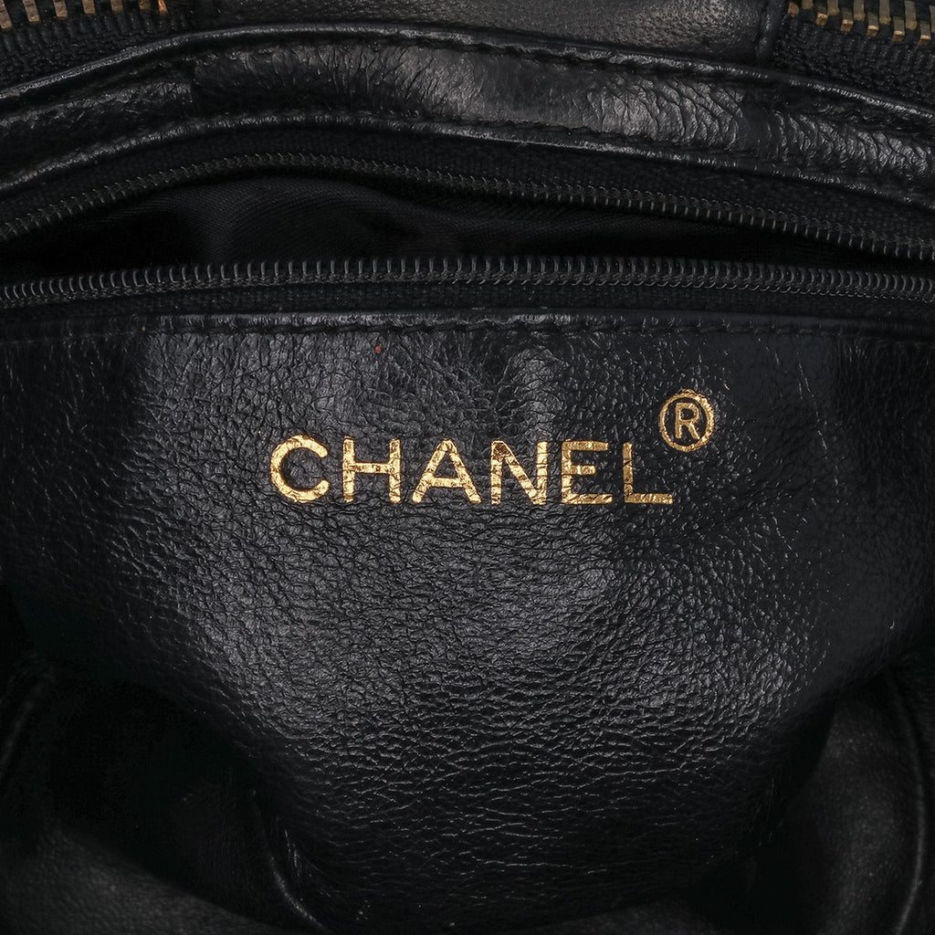 Chanel Quilted Lambskin Tassel Vanity Case