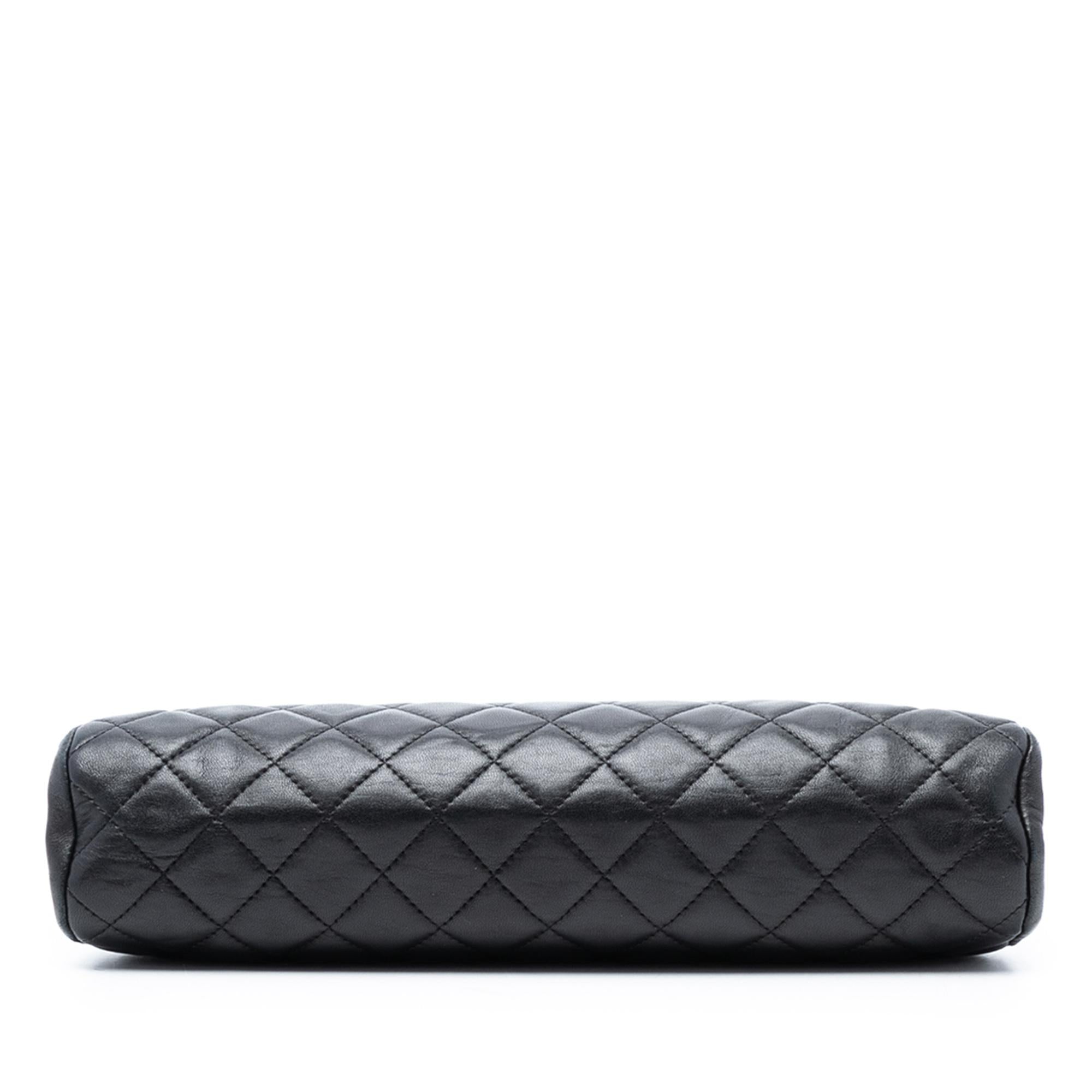 Chanel Quilted Lambskin Timeless Kisslock Clutch