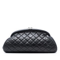 Chanel Quilted Lambskin Timeless Kisslock Clutch