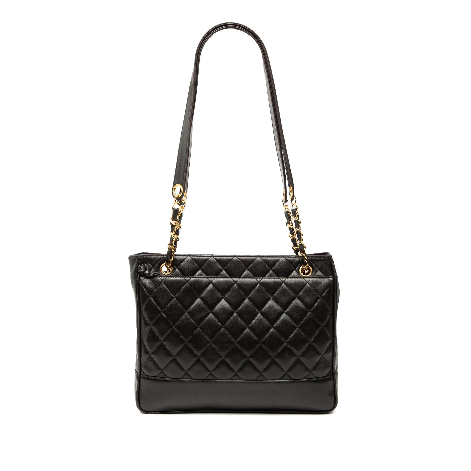 Chanel Quilted Lambskin Tote