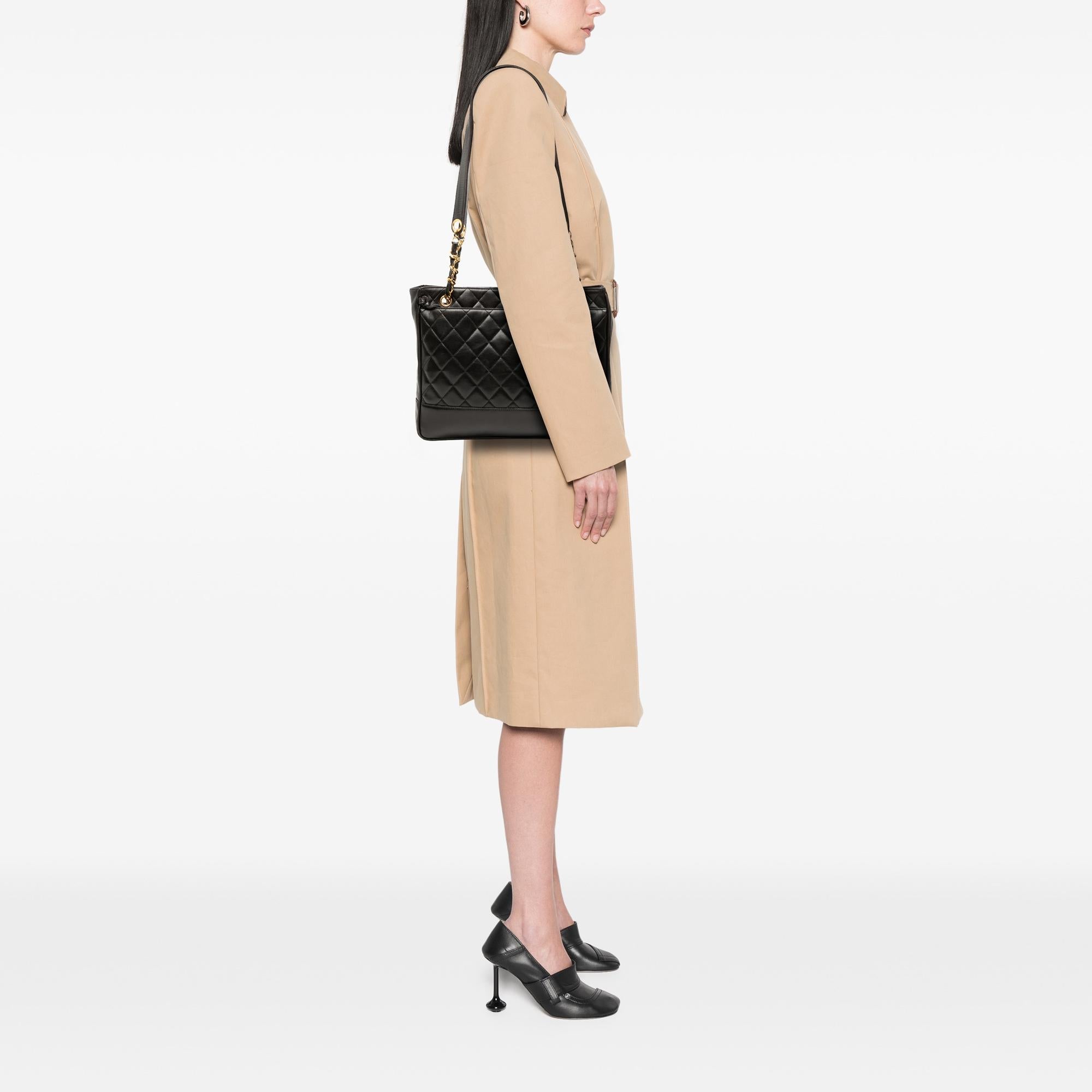 Chanel Quilted Lambskin Tote