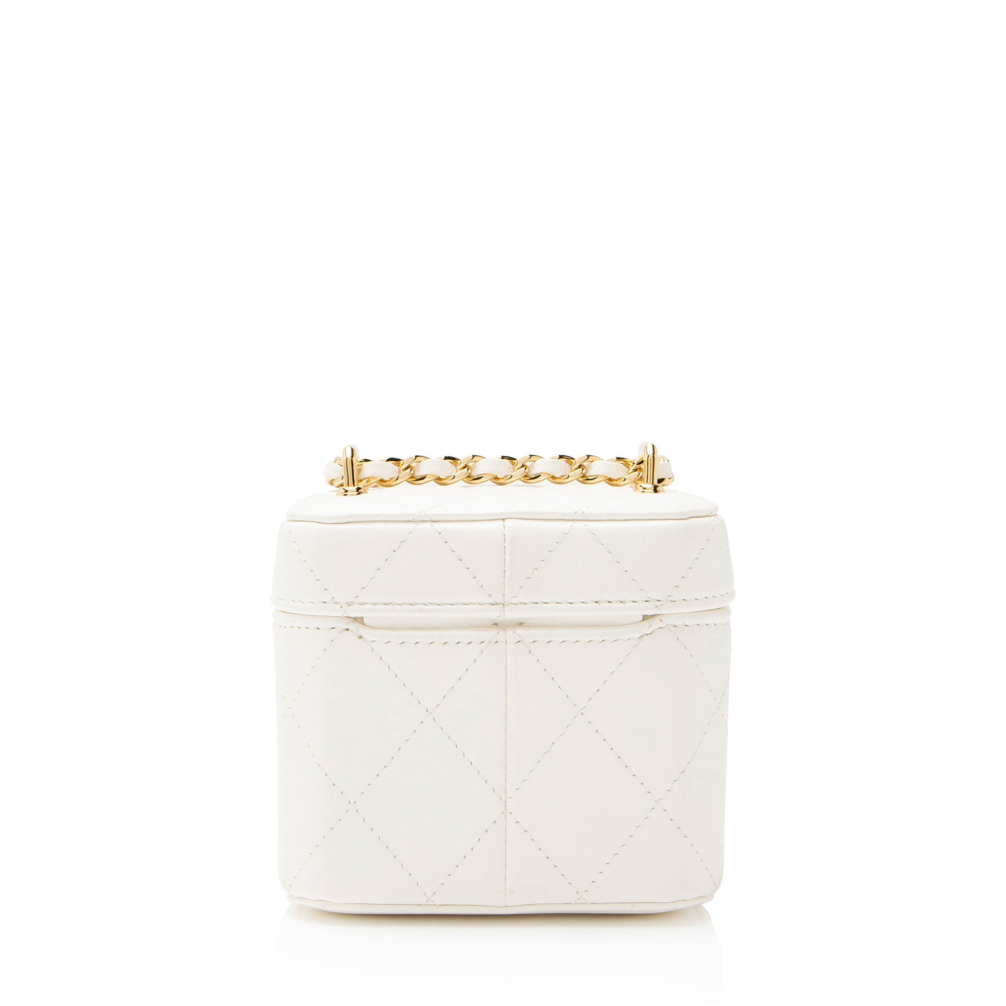 Chanel Quilted Lambskin Vanity Crossbody