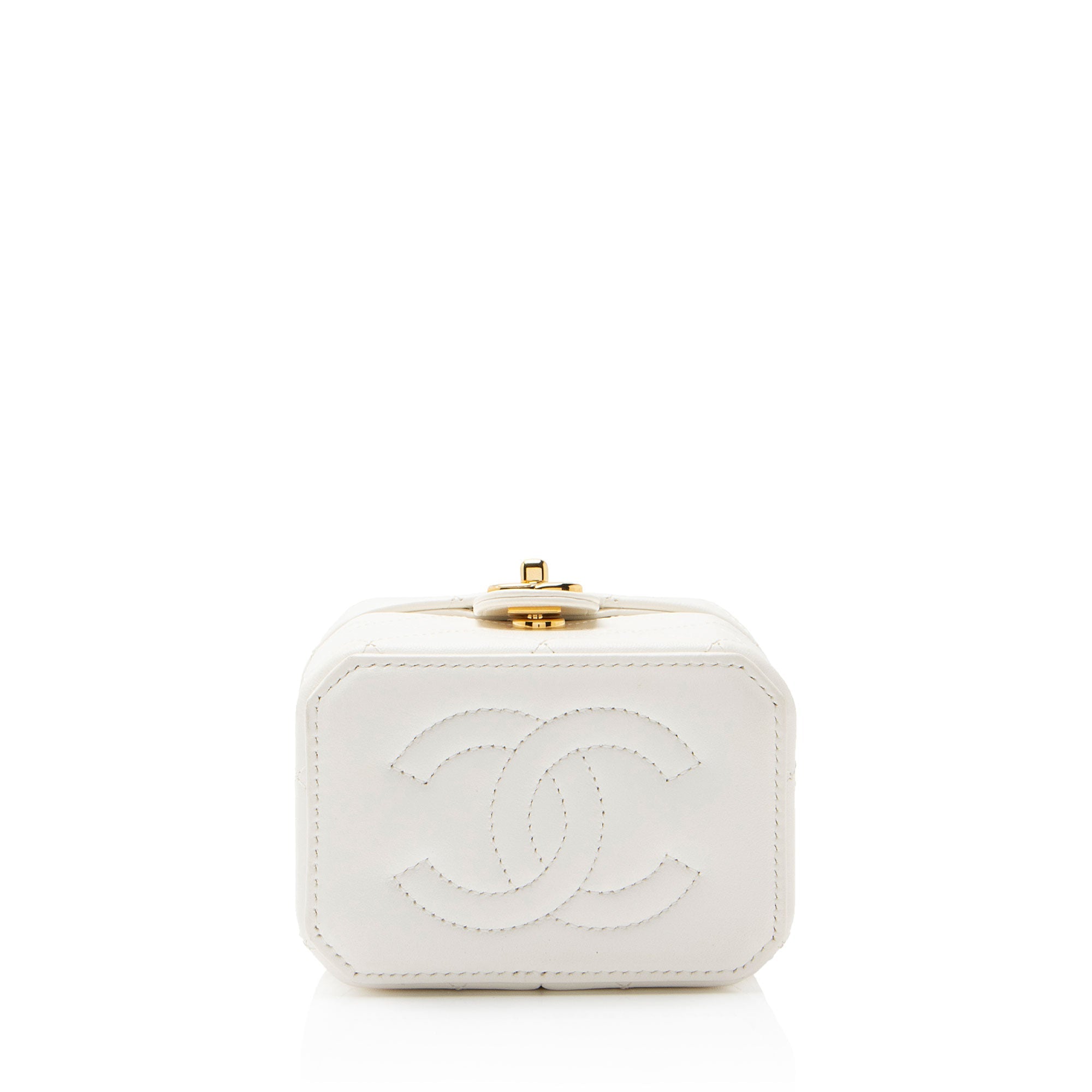 Chanel Quilted Lambskin Vanity Crossbody