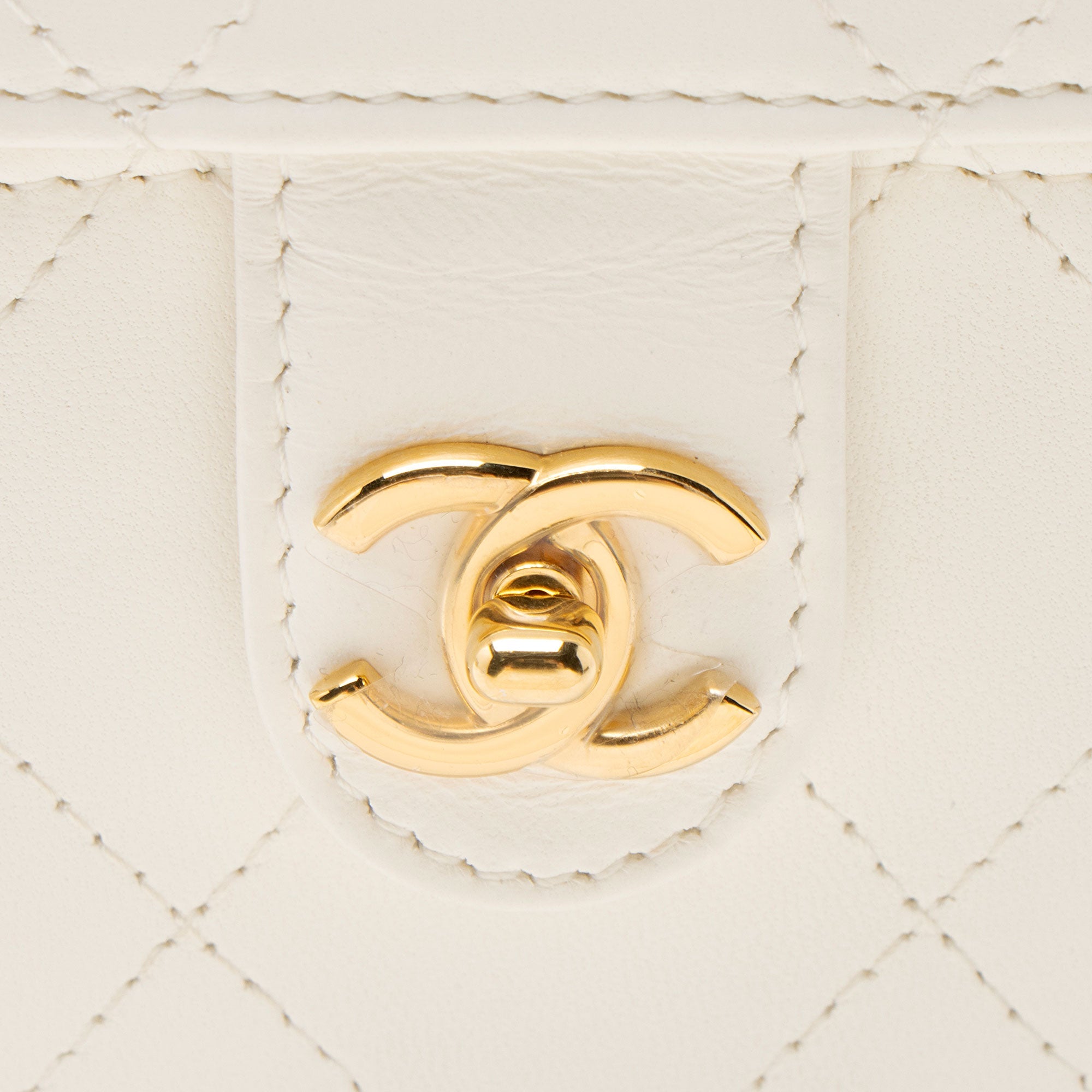Chanel Quilted Lambskin Vanity Crossbody