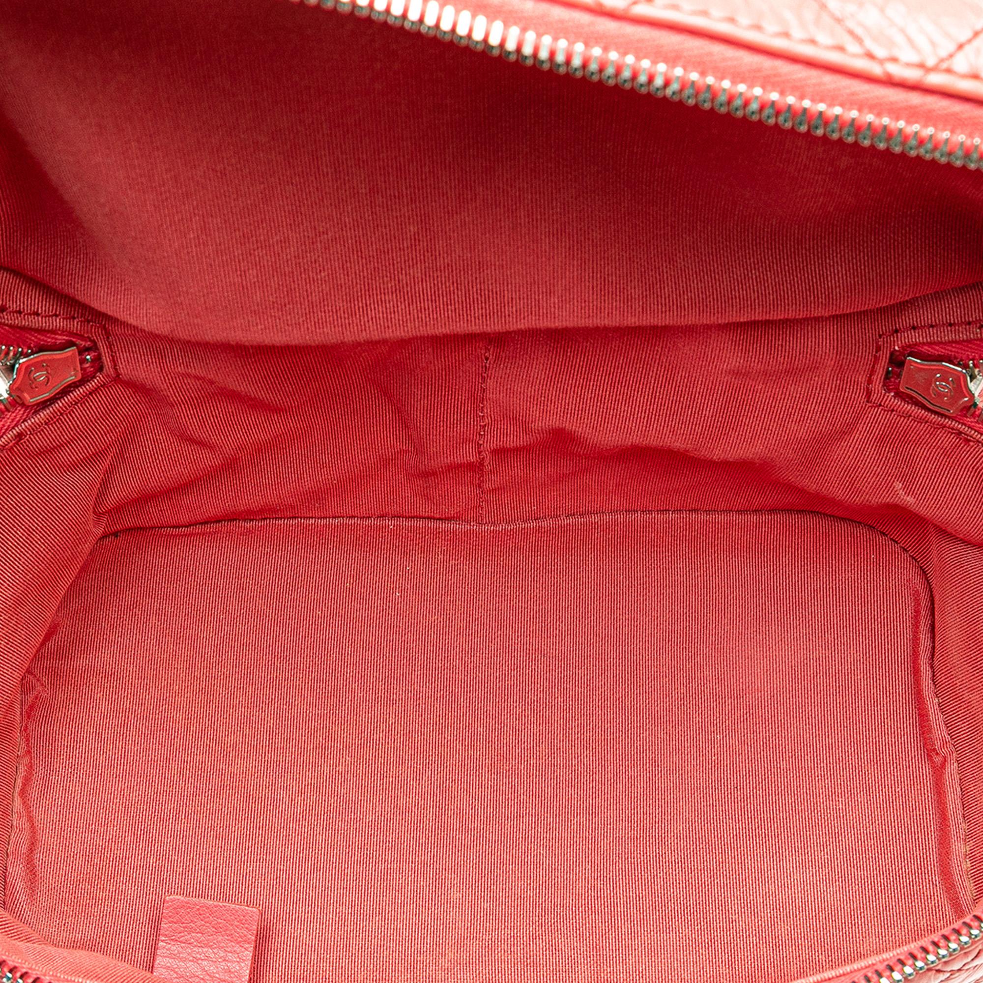 Chanel Quilted Lambskin and PVC Aquarium Backpack