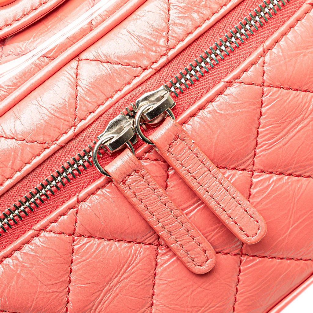 Chanel Quilted Lambskin and PVC Aquarium Backpack