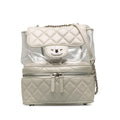 Chanel Quilted Lambskin and PVC Aquarium Backpack