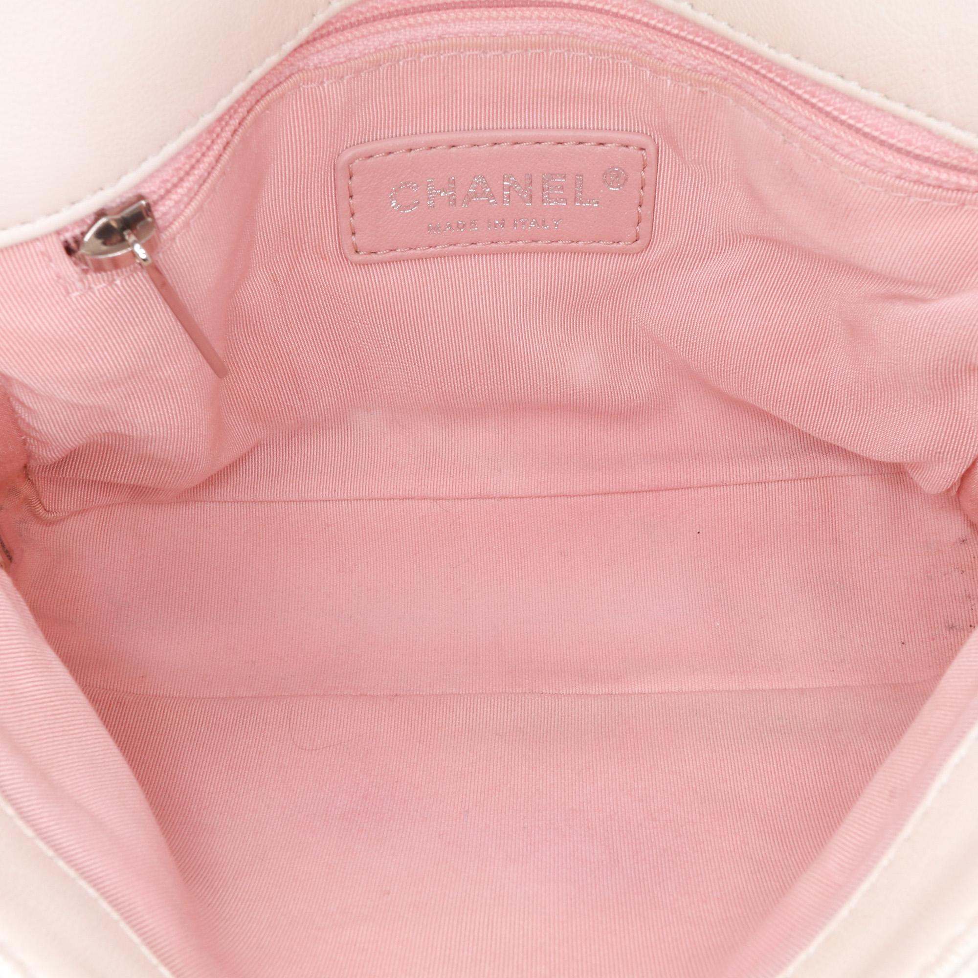 Chanel Quilted Lambskin and Tweed Elegant Trim Flap