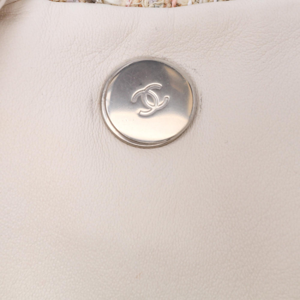 Chanel Quilted Lambskin and Tweed Elegant Trim Flap