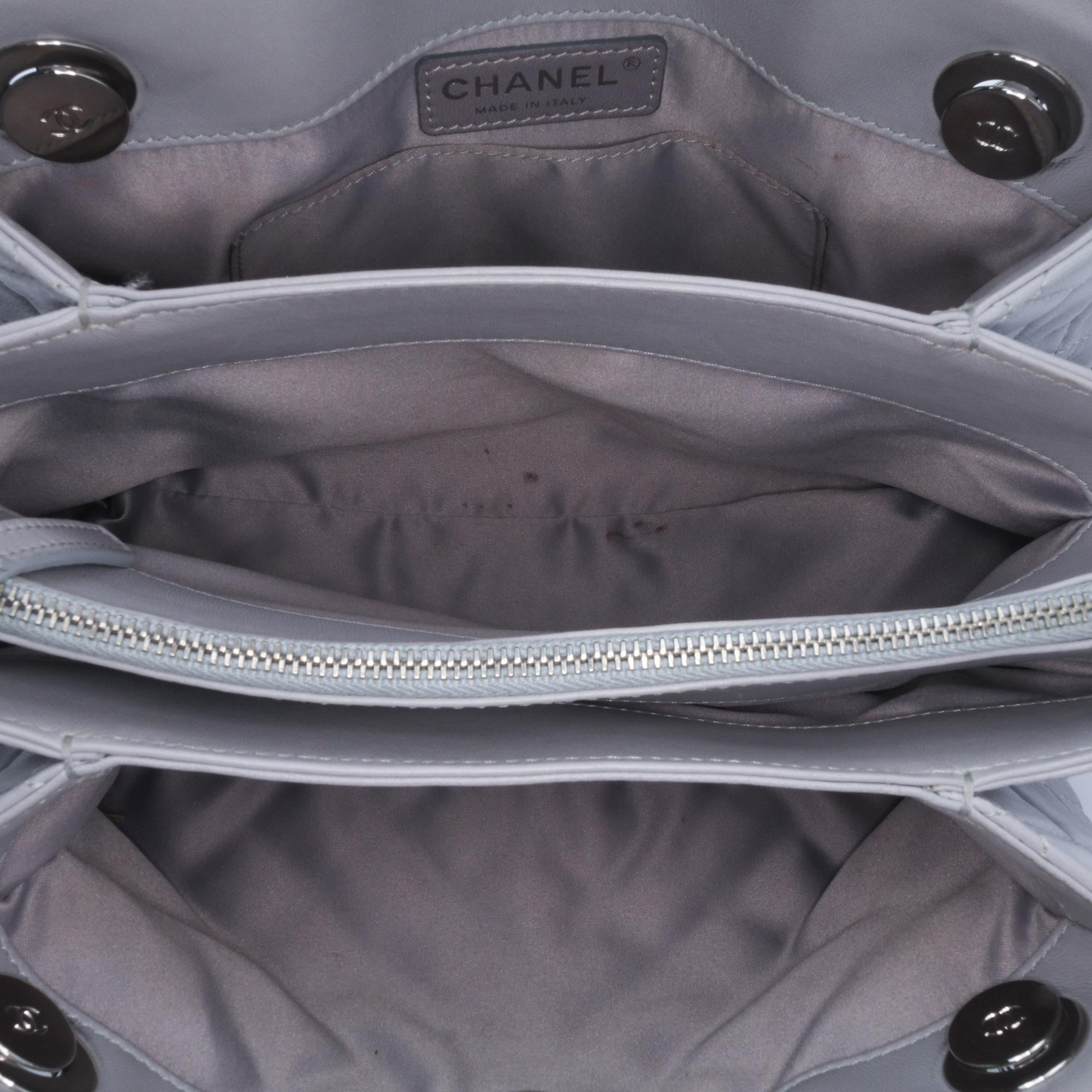 Chanel Quilted Lambskin x3 Accordion Tote