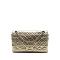 Chanel Quilted Metallic Aged Calfskin Reissue 2.55 Double Flap 226
