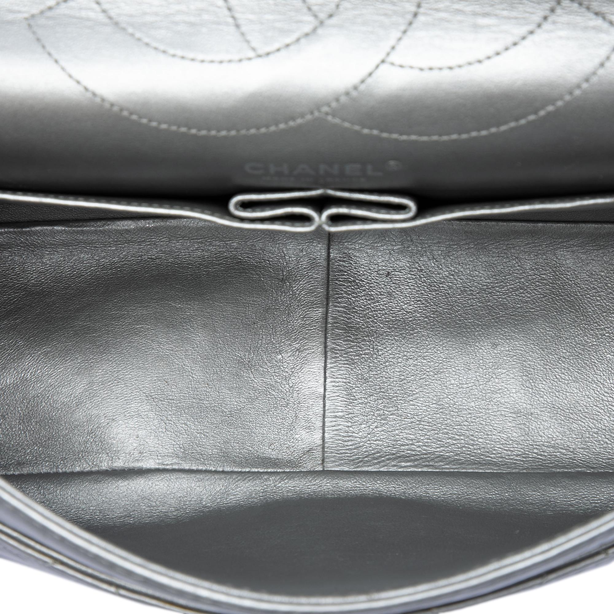 Chanel Quilted Metallic Aged Calfskin Reissue 2.55 Double Flap 227