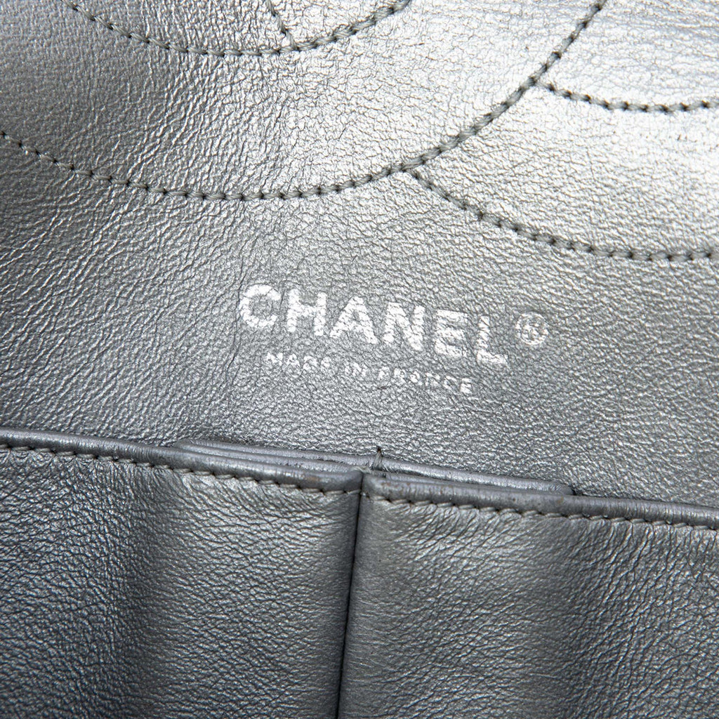 Chanel Quilted Metallic Aged Calfskin Reissue 2.55 Double Flap 227