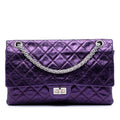 Chanel Quilted Metallic Calfskin Reissue 2.55 Double Flap 226