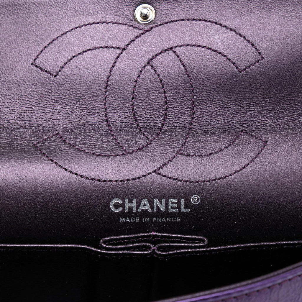 Chanel Quilted Metallic Calfskin Reissue 2.55 Double Flap 226