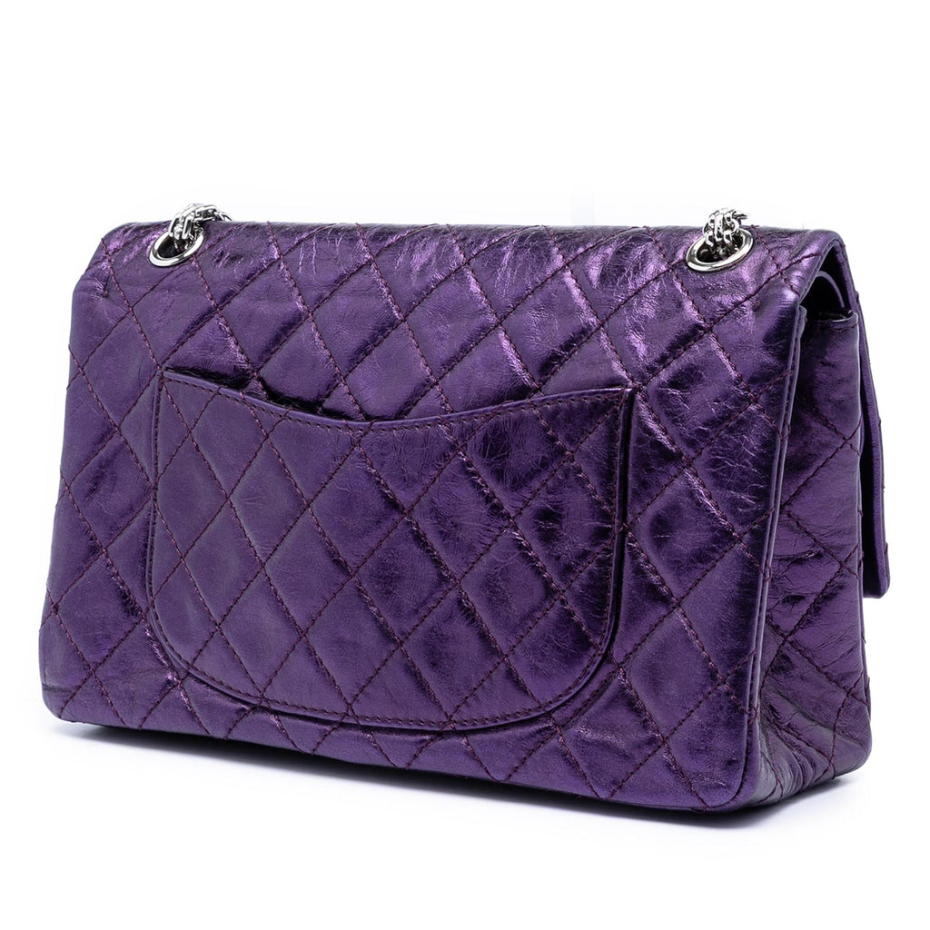 Chanel Quilted Metallic Calfskin Reissue 2.55 Double Flap 226