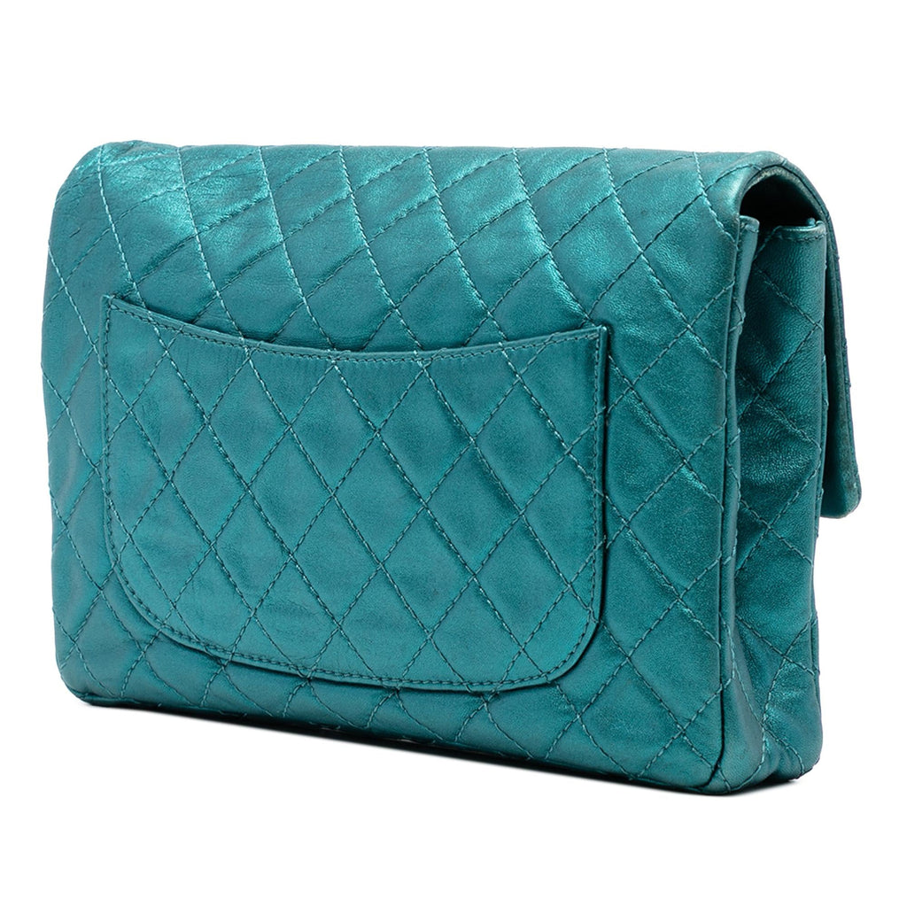 Chanel Quilted Metallic Calfskin Reissue 2.55 Flap 226